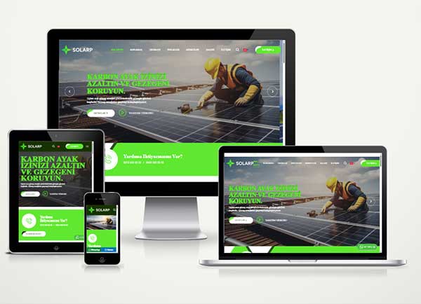 Solar Enerji Firmaları Web Paketi Solarp